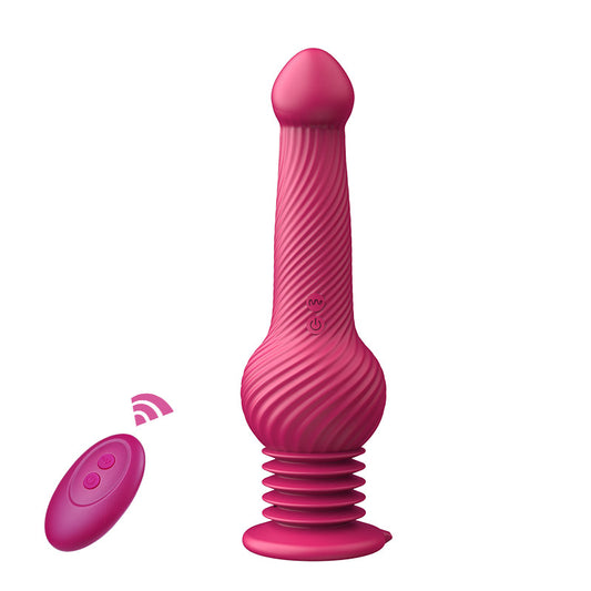 Bestvibe Knot Monster 10 Thrusting Vibrating Huge Dildo 9.25 In