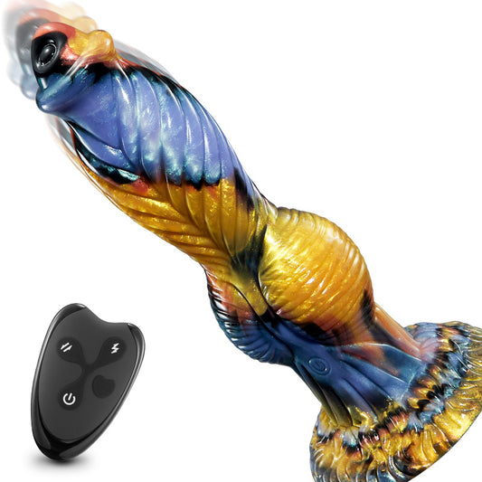 Phoenix Animal Texture 7 Thrusting Vibrating Big Sucker Monster Dildo 10.23 Inch